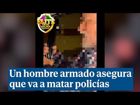 Detienen a un hombre con escopetas en Málaga que iba a matar policías por llevarse la grúa su coche