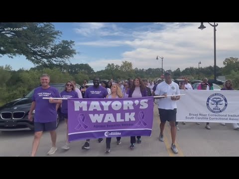 Daniel Rickenmann hosts annual Mayor's Walk Against Domestic Violence in Columbia