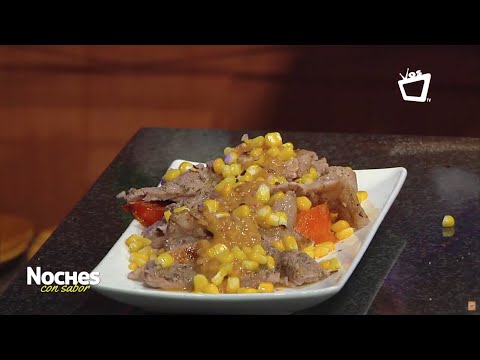 NOCHES CON SABOR || Salsa de aguacate con tacos y carne