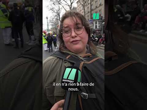 Retraites : ces manifestants estiment que Macron se fout de notre gueuleen maintenant la réforme