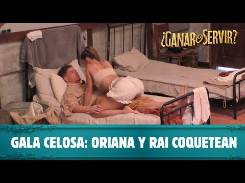 Gala celosa: Oriana y Rai coquetean | ¿Ganar o Servir? | Canal 13