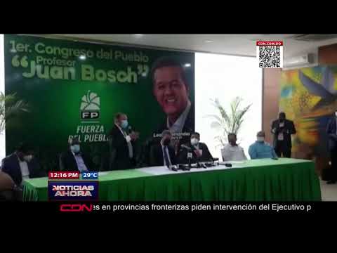 Ex senador Euclides Sánchez ingresa a la Fuerza del Pueblo