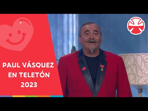 El Flaco Paul Vásquez en Teletón 2023