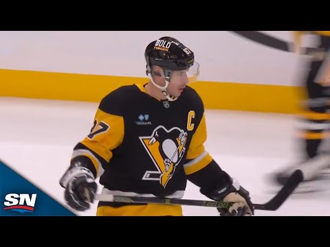 Sidney Crosby Caps Penguins Three-Goal Surge in Wild First Frame vs. Maple Leafs