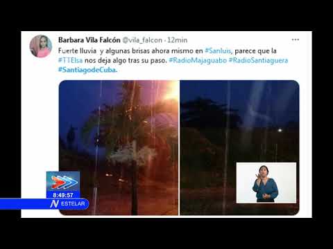 Provoca Tormenta Tropical Elsa daños en la Agricultura en el oriente de Cuba