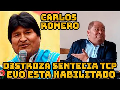 CARLOS TOMERO DICE NO HAY NADA QUE IMPIDA QUE EVO MORALES PUEDA SER CANDIDATO PRESIDENCIAL EL 2025..
