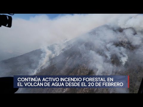 Fuego consume bosques en Lanquín, Alta Verapaz. Socorristas unen esfuerzos para controlar las llamas