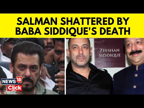 Salman Khan Leaves Teary-Eyed After Paying Final Respects to Friend Baba Siddique | N18G | News18