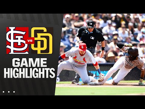 Cardinals vs. Padres Game Highlights (8/3/25) | MLB Highlights