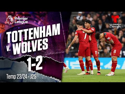 Highlights & Goles: Tottenham v. Wolverhampton 1-2 | Premier League | Telemundo Deportes
