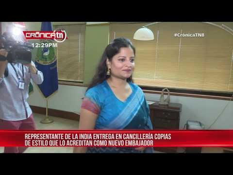 Nicaragua estrecha relaciones diplomáticas y comerciales con La India