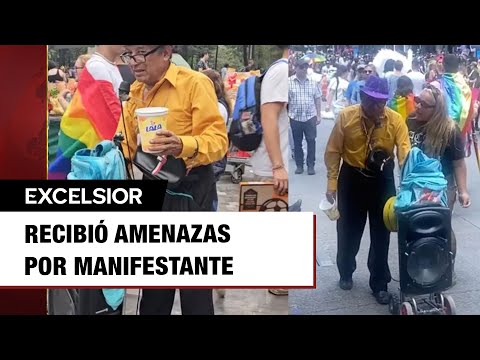 Señor 'Cómo te extraño' canta sobre lesbianas en marcha LGBTQ; lo agreden