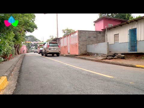 Alcaldía de Managua inaugura calles para el pueblo en barrio Nueva Libia