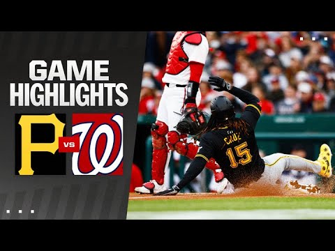 Pirates vs. Nationals Game Highlights (4/1/24) | MLB Highlights