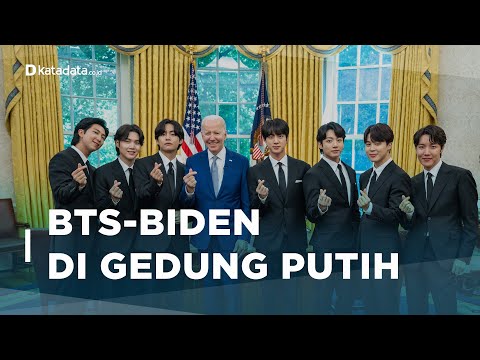 BTS Bertemu Presiden AS Joe Biden di Gedung Putih, Ada Apa? | Katadata Indonesia