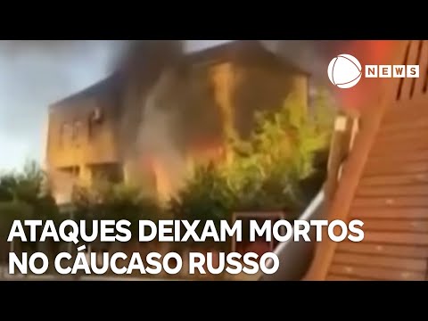 Ataques deixam policiais e civis mortos no Cáucaso russo