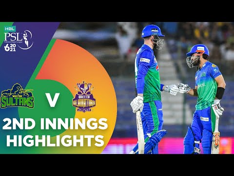 2nd Innings Highlights | Multan Sultans vs Quetta Gladiators | Match 14 | HBL PSL 6 | MG2T