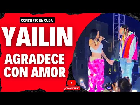 Yailin declara amor a Tekashi 69 en el concierto de CUBA