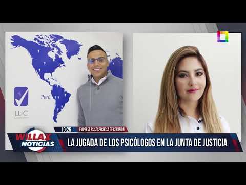 Willax Noticias Edición Central - ABR 12 - LA JUGADA DE LOS PSICÓLOGOS EN LA JUNTA DE JUSTICIA