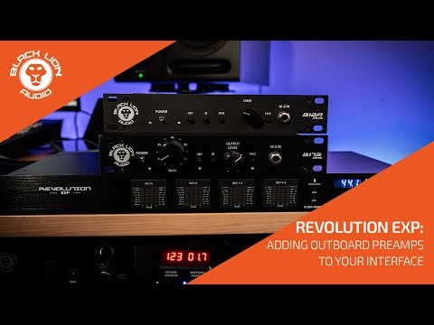 Black Lion Audio Revolution EXP: Adding Outboard Preamps to Your Interface