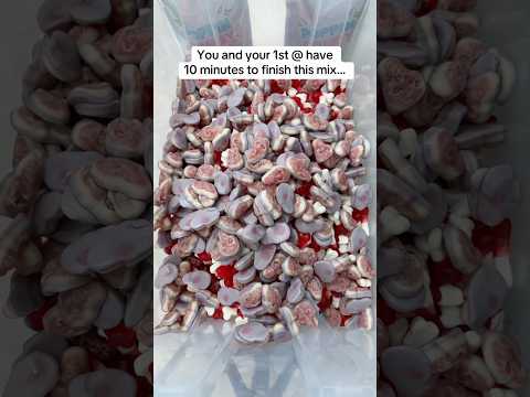 🧠😆Could you and your 1st @ finish ALL of this Anatomy Mix in 10 minutes?!😆🧠 #shorts