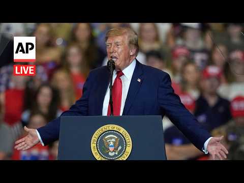 LIVE: Trump holds a rally in Iowa for the midterm elections