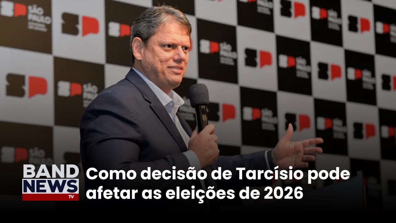 Tarcísio diz que disputará reeleição ao governo de SP | BandNews TV