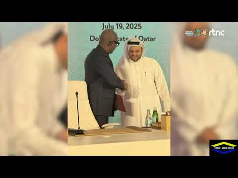 Patrcik Muyaya explique au Congolais TELEMA -Spécial Accord de Principe de Doha (19.07.2025) afc/m23