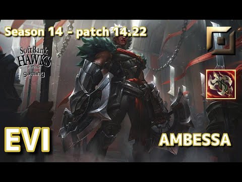 【JPサーバー/M1】SHG Evi アンベッサ(Ambessa) VS リヴェン(Riven) TOP - Patch14.22 JP Ranked【LoL】