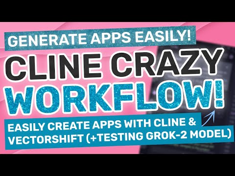 Cline + Grok-2 + Expo + Vectorshift : The FREE & CRAZY AI Coding Workflow that BEATS ALL!