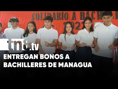 Bachilleres de Managua reciben bono complementario de promoción - Nicaragua