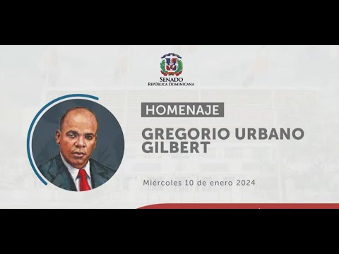 HTVLive Canal 52 Homenaje a Gregorio Urbano Gilbert. Senado de la República Dominicana