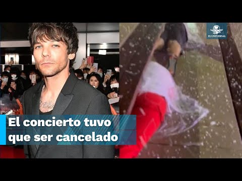 Granizada en el concierto de  Louis Tomlinson deja a fans heridos