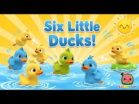 Ultimate Six Little Ducks Song 🦆 Kids Learning & Fun!