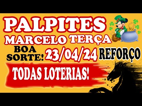 PALPITE DO MARCELO  JB  RJ  TERÇA-FEIRA REFORÇO 23'/04/2024