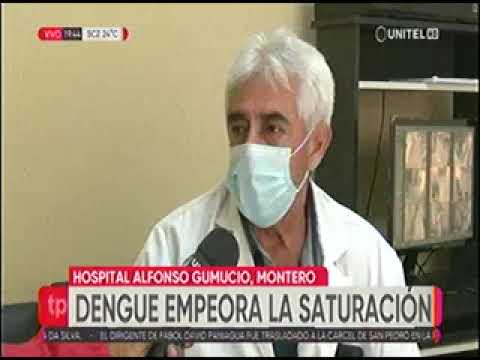 02022023   EL DENGUE EMPEORA LA SATURACION DEL HOSPITAL ALFONSO GUMUCIO DE MONTERO   UNITEL