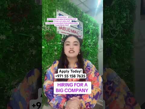 Sales, Admin, Driver, marketing, reception, social media jobs in dubai @aimdubai24 #europejobs
