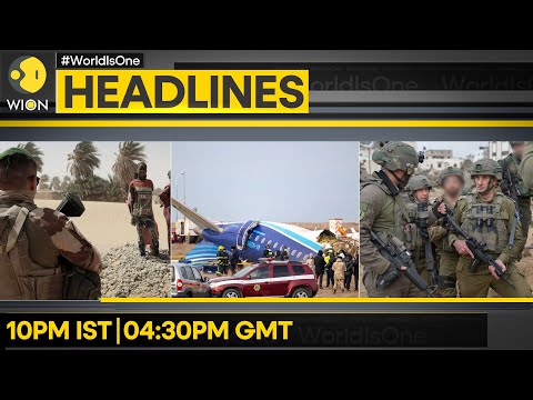 IDF To Go Against Yemen's Houthis | Russia On Azarbaijan Crash Theories | WION Headlines