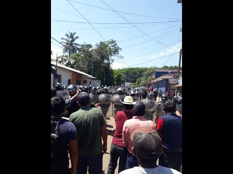 Pobladores no respetan cordón sanitario en Malacatán