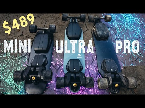 Budget Electric Skateboards are back? Tyneeboard Mini, Ultra and Pro Comparisons | Exway Flex Clone?