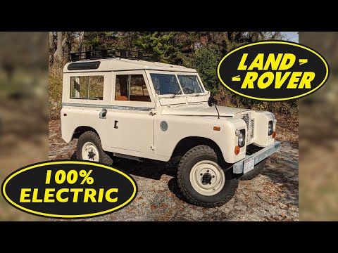 Electric Land Rover | Series IIA EV Conversion walk-around tour with builder