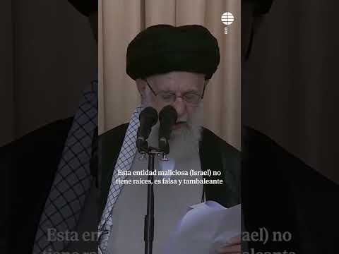 El líder supremo de Irán critica el apoyo de EEUU a #israel Si Dios quiere, no sobrevivirá