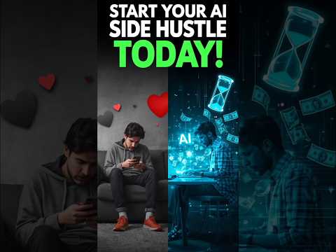 Quit Wasting Time Start Your AI Side Hustle TODAY & Earn Online 💻💰" #Ai #shorts #sidehustle #earning