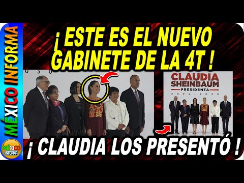 CLAUDIA SHEINBAUM PRESENTA LA SEGUNDA PARTE DE SU GABINETE. MIRA QUIENES SON