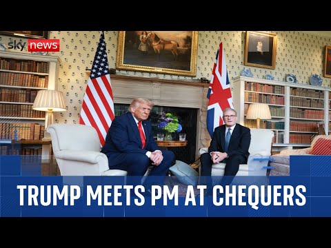 US President meeting Sir Keir Starmer for talks after £150bn investment promise