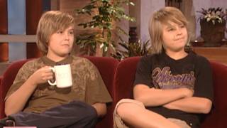 Thumbnail for the video "Dylan and Cole Sprouse from ‘The Suite Life of Zack & Cody’" from TheEllenShow