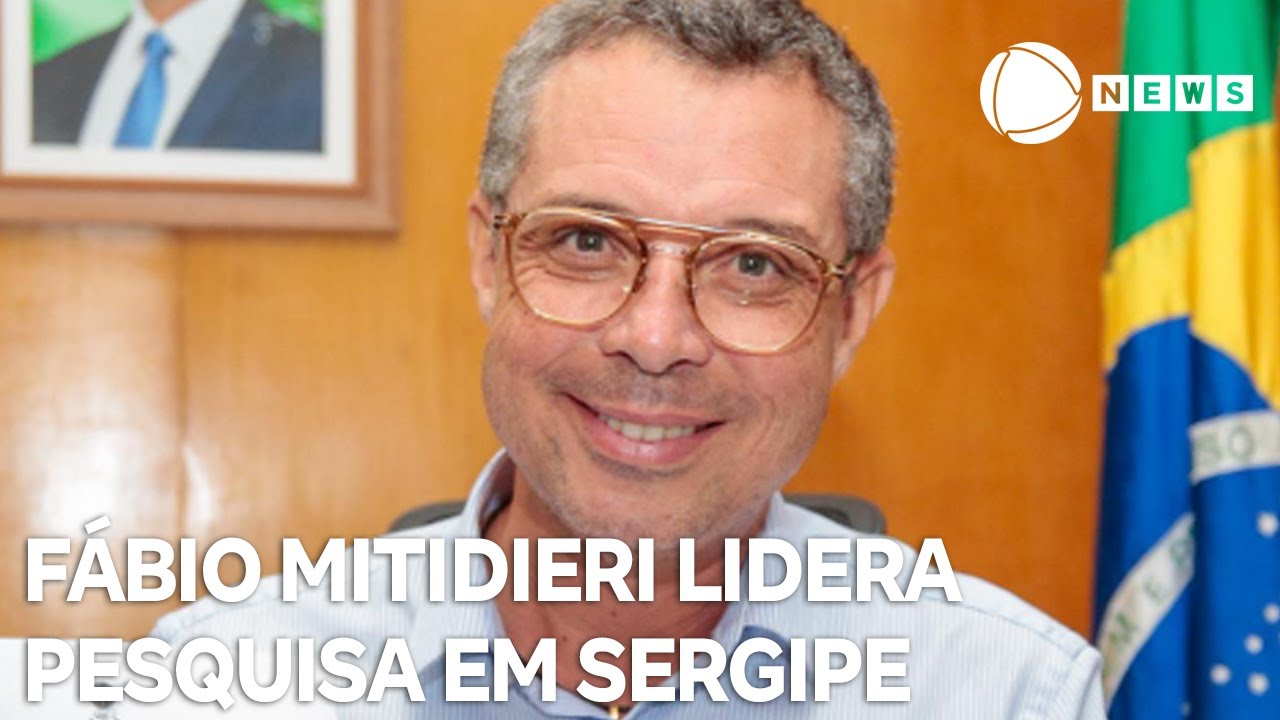 Fábio Mitidieri lidera pesquisa de intenções de voto para o governo de Sergipe
