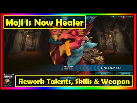 Paladins 7.3 Feudal Fables - Moji Rework skills, weapons, Healing, First look Gameplay
