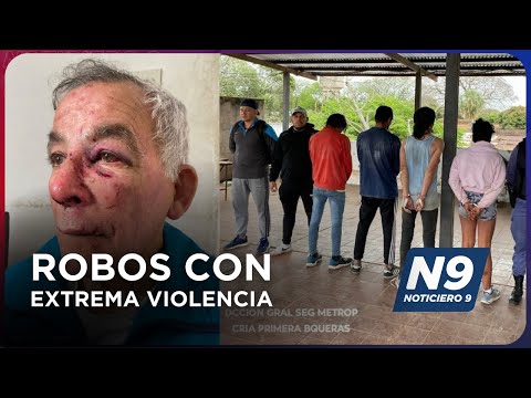 ROBOS CON EXTREMA VIOLENCIA - NOTICIERO 9