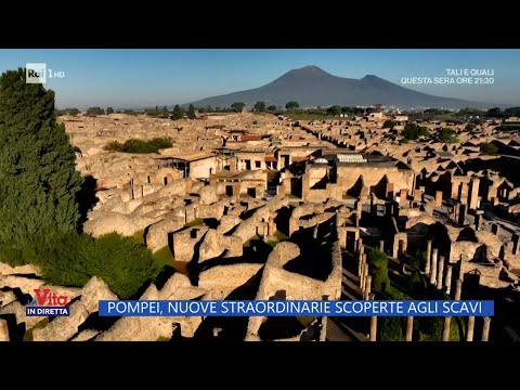 Pompei, nuove straordinarie scoperte agli scavi - La Vita in diretta - 23/03/2023